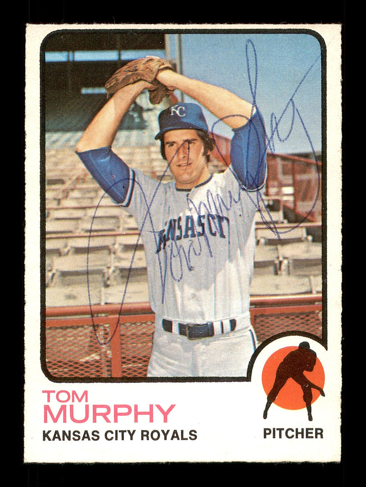 Tom Murphy Autographed 1973 O-Pee-Chee Card #539 Kansas City Royals SKU #169290 - RSA