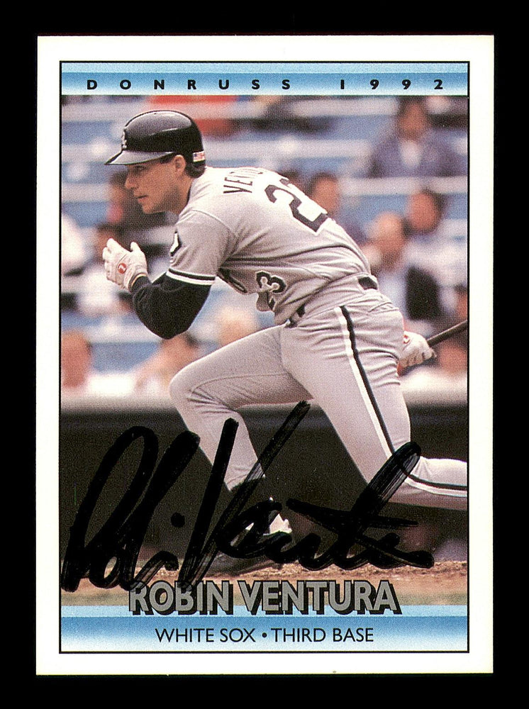 Robin Ventura Autographed 1992 Donruss Card #145 Chicago White Sox SKU — RSA