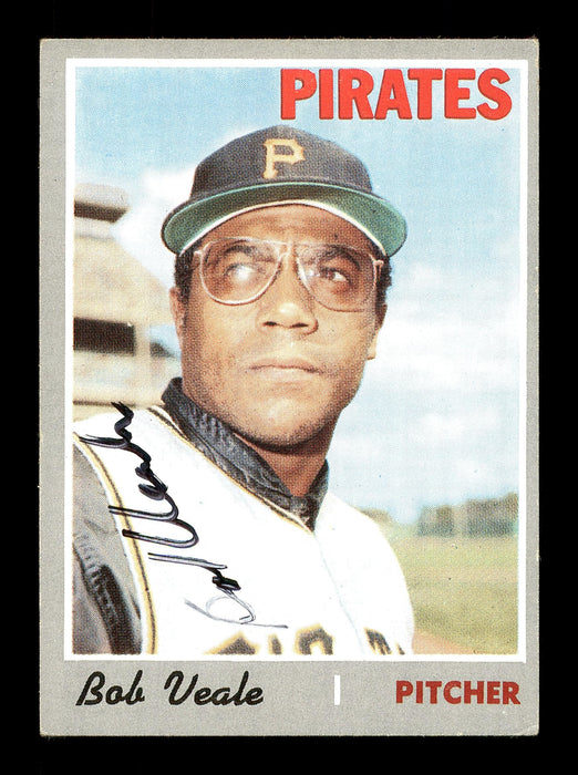 Bob Veale Autographed 1970 Topps Card #236 Pittsburgh Pirates SKU #168153 - RSA