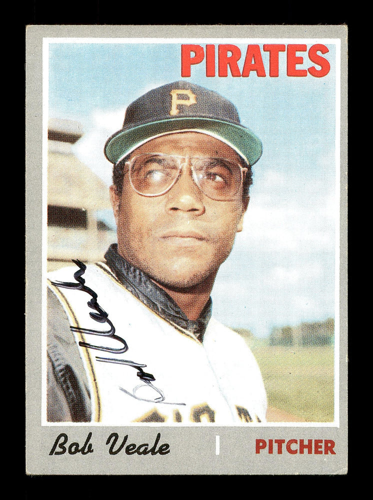 Bob Veale Autographed 1970 Topps Card #236 Pittsburgh Pirates SKU #168153 - RSA