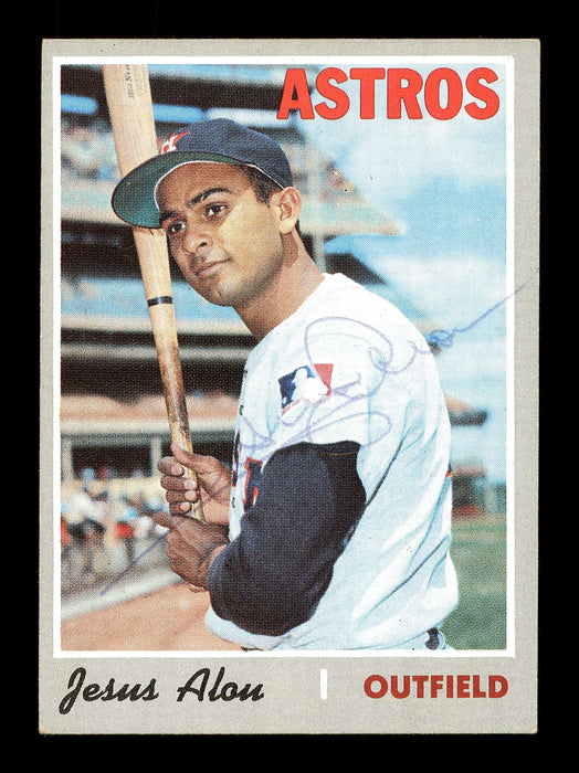 Jesus Alou Autographed 1970 Topps Card #248 Houston Astros SKU #168157 - RSA