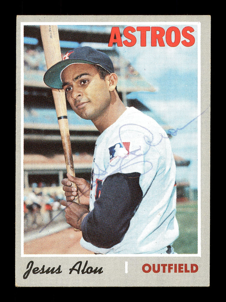 Jesus Alou Autographed 1970 Topps Card #248 Houston Astros SKU #168157 - RSA