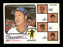 Del Crandall Autographed 1973 O-Pee-Chee Card #646 Milwaukee Brewers SKU #169326 - RSA