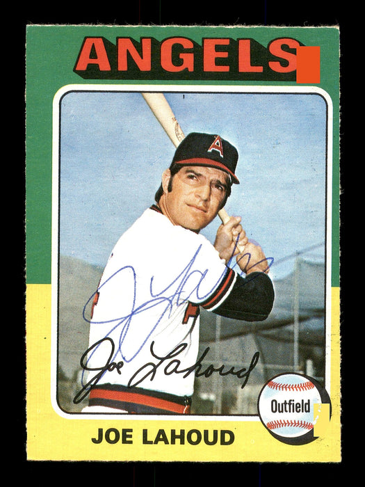 Joe Lahoud Autographed 1975 O-Pee-Chee Card #317 California Angels SKU #169391 - RSA