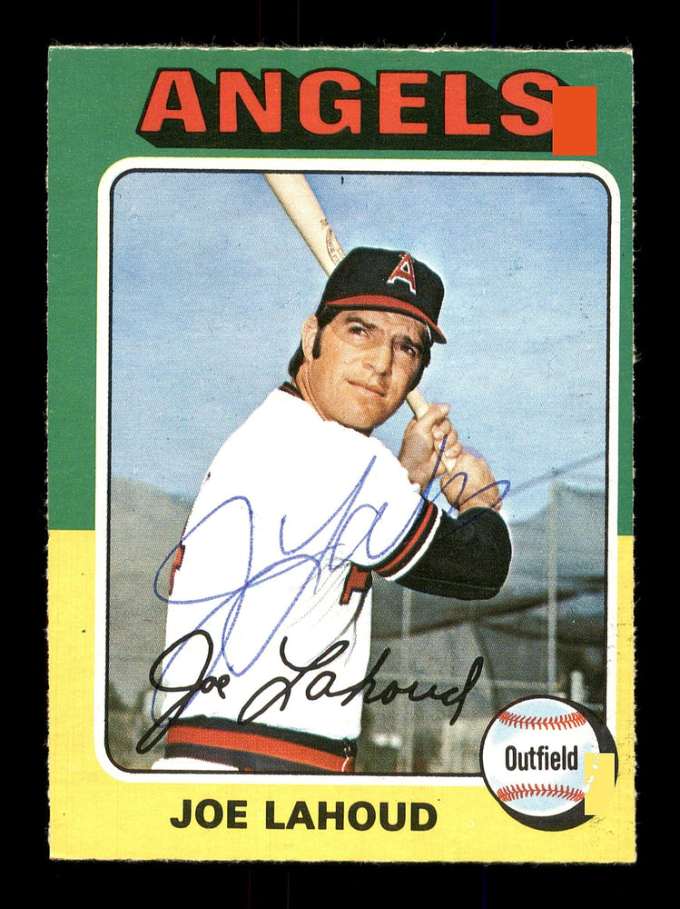 Joe Lahoud Autographed 1975 O-Pee-Chee Card #317 California Angels SKU #169391 - RSA