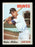 Felix Millan Autographed 1970 Topps Card #710 Atlanta Braves SKU #168301 - RSA