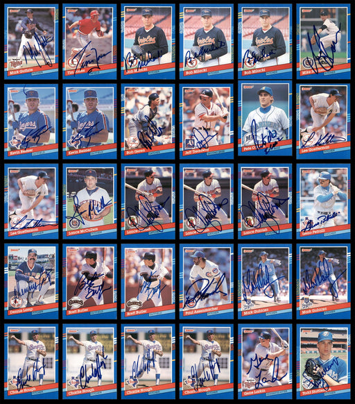 1991 Donruss Baseball Autographed Cards Lot Of 318 SKU #185532 - RSA