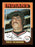 Fritz Peterson Autographed 1975 Topps Card #62 Cleveland Indians SKU #168352 - RSA