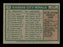 Al Cowens Autographed 1975 Topps Team Card #72 Kansas City Royals SKU #168354 - RSA