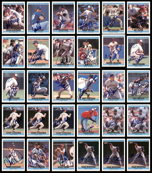1992 Donruss Baseball Autographed Cards Lot Of 294 SKU #185533 - RSA