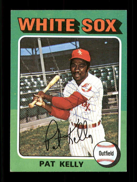 Pat Kelly Autographed 1975 Topps Mini Card #82 Chicago White Sox SKU #168582 - RSA