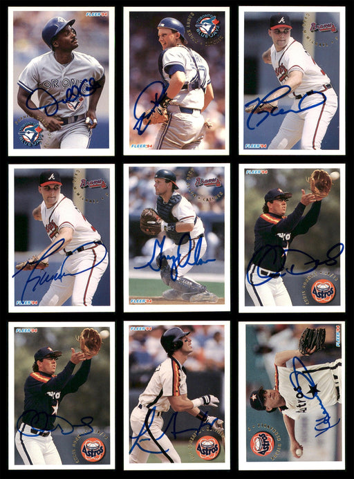 1994 Fleer Baseball Autographed Cards Lot Of 79 SKU #185544 - RSA