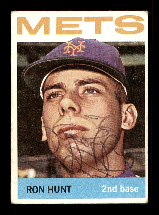 Ron Hunt Autographed 1964 Topps Card #235 New York Mets "To Geoff" SKU #170270 - RSA