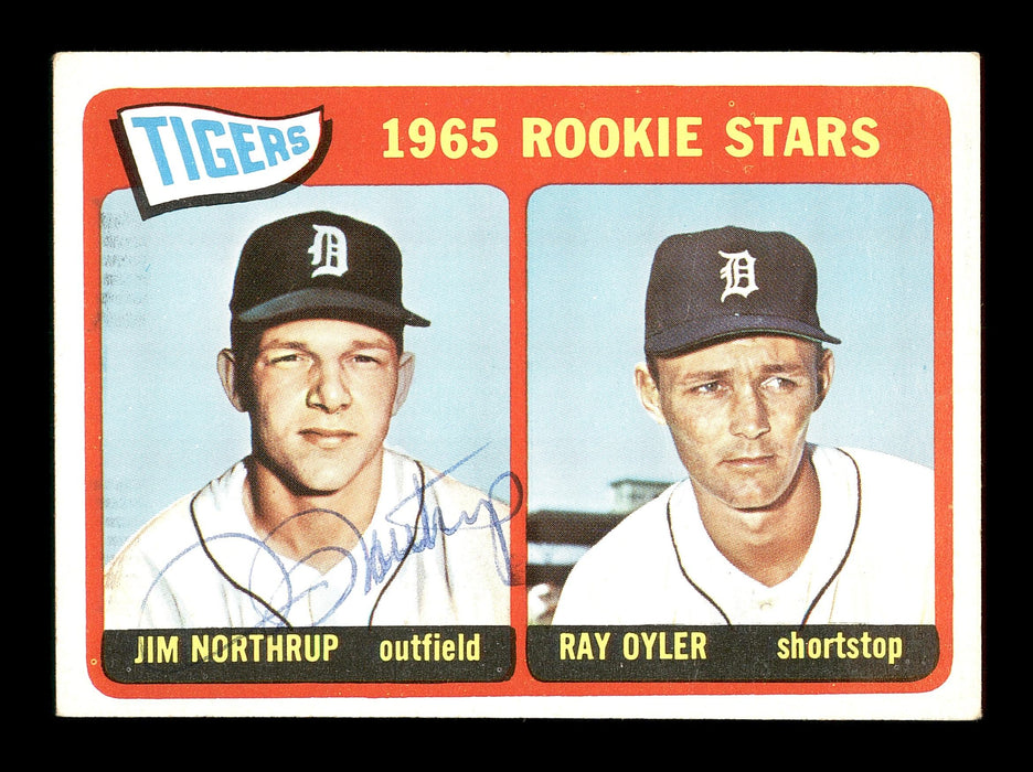 Jim Northrup Autographed 1965 Topps Rookie Card #259 Detroit Tigers SKU #170451 - RSA