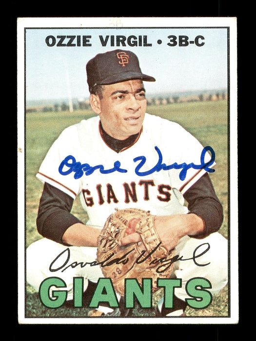 Ozzie Virgil Autographed 1967 Topps Card #132 San Francisco Giants SKU #170777 - RSA