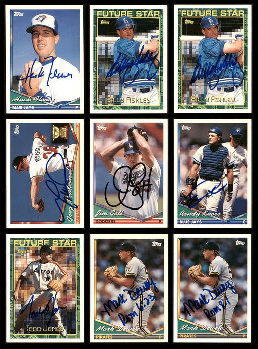 1994 Topps Baseball Autographed Cards Lot Of 42 SKU #185558 - RSA