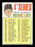 Mike Hershberger Autographed 1967 Topps Checklist Card #278 Kansas City A's SKU #170826 - RSA