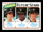 Mike Chris & Bruce Robbins Autographed 1980 Topps Rookie Card #666 Detroit Tigers SKU #166414 - RSA