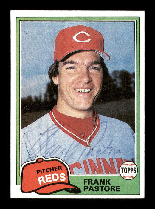 Frank Pastore Autographed 1981 Topps Card #499 Cincinnati Reds SKU #166542 - RSA