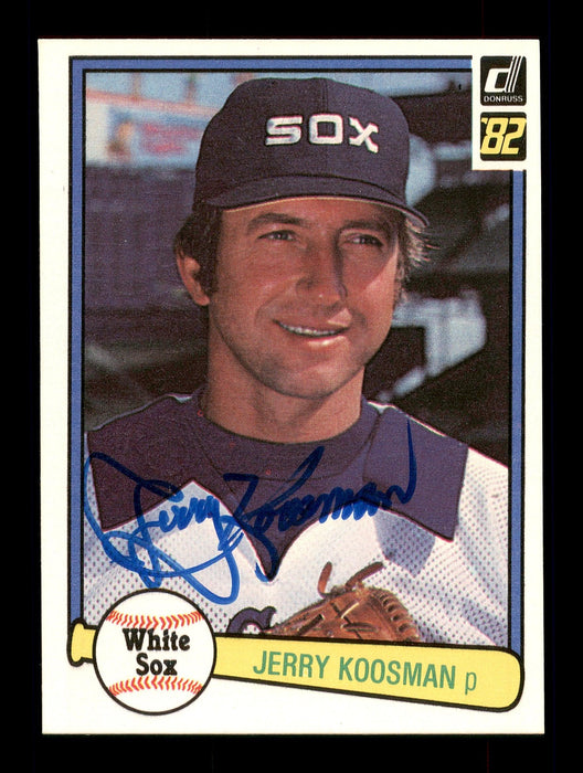 Jerry Koosman Autographed 1982 Donruss Card #603 Chicago White Sox SKU #166608 - RSA