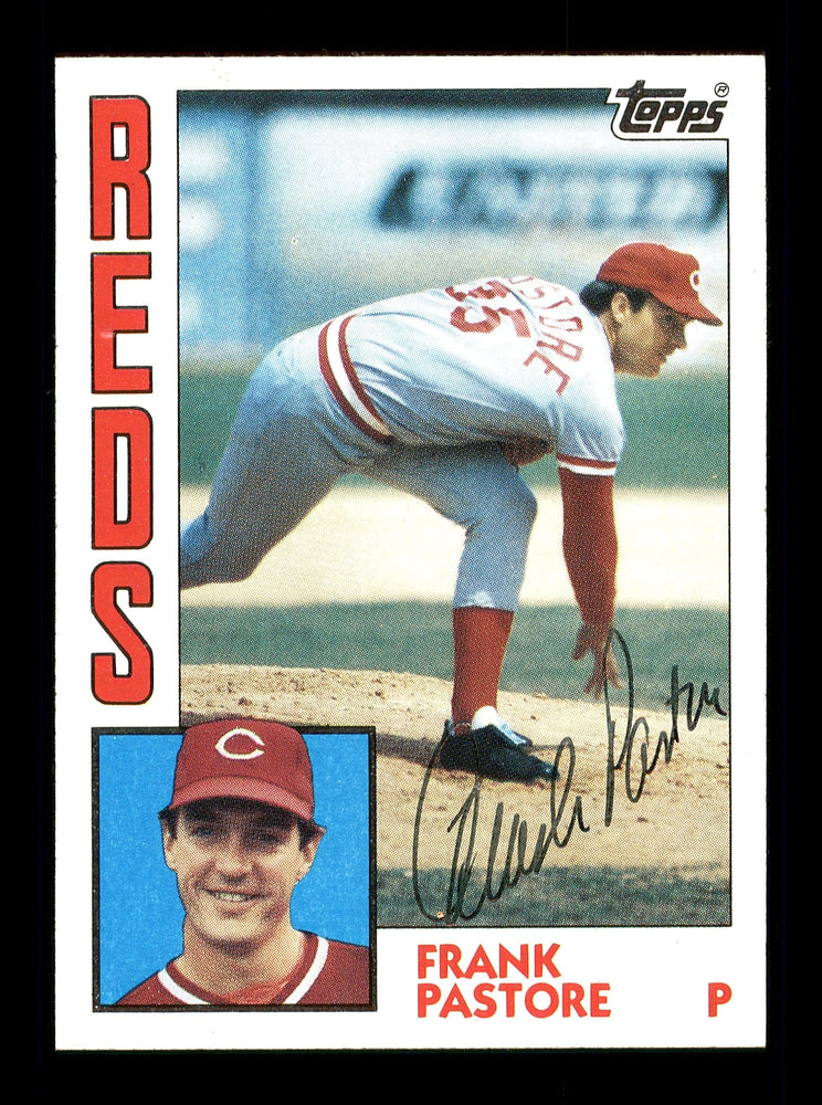 Frank Pastore Autographed 1984 Topps Card #87 Cincinnati Reds SKU #166659 - RSA