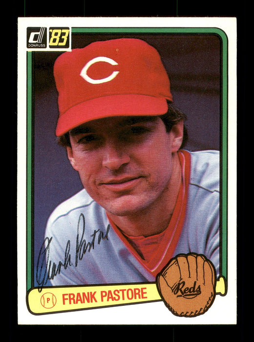 Frank Pastore Autographed 1983 Donruss Card #62 Cincinnati Reds SKU #166694 - RSA