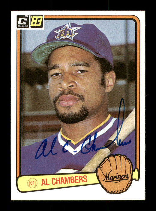 Al Chambers Autographed 1983 Donruss Card #649 Seattle Mariners SKU #166707 - RSA
