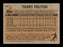 Terry Felton Autographed 1983 Topps Card #181 Minnesota Twins SKU #166721 - RSA