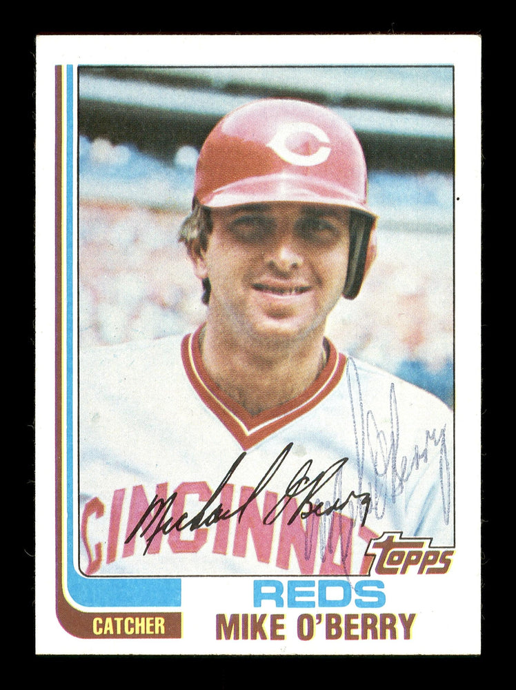 Mike O'Berry Autographed 1982 Topps Card #562 Cincinnati Reds SKU #166769 - RSA