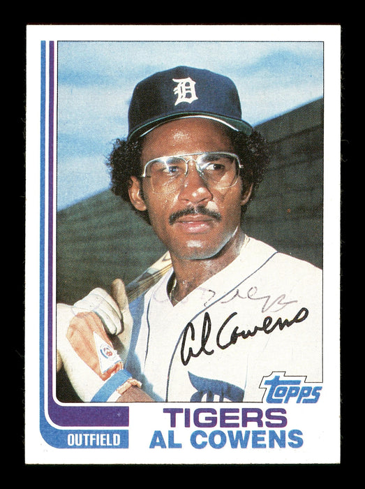 Al Cowens Autographed 1982 Topps Card #575 Detroit Tigers SKU #166771 - RSA