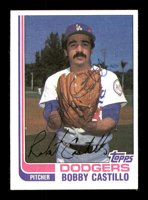Bobby Castillo Autographed 1982 Topps Card #48 Los Angeles Dodgers SKU #166800 - RSA