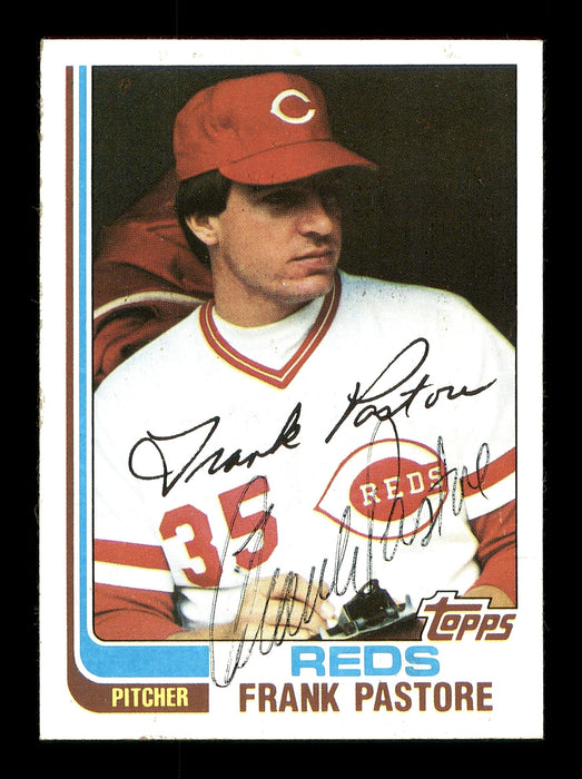 Frank Pastore Autographed 1982 Topps Card #128 Cincinnati Reds SKU #166807 - RSA