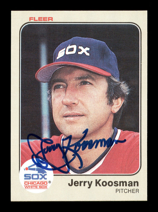 Jerry Koosman Autographed 1983 Fleer Card #242 Chicago White Sox SKU #166831 - RSA