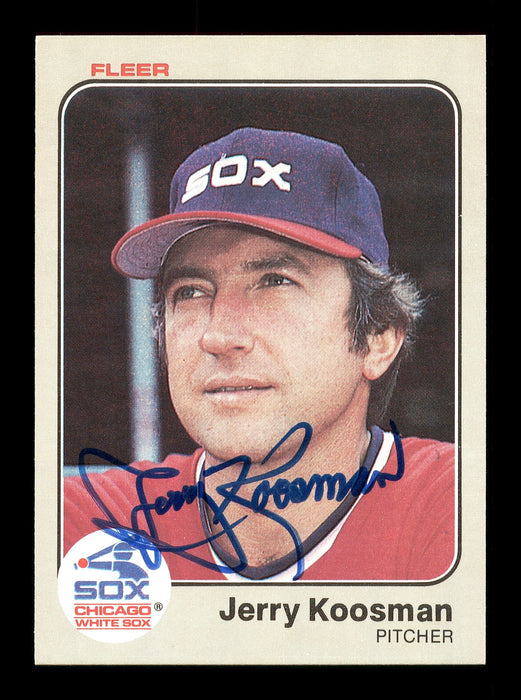 Jerry Koosman Autographed 1983 Fleer Card #242 Chicago White Sox SKU #166832 - RSA