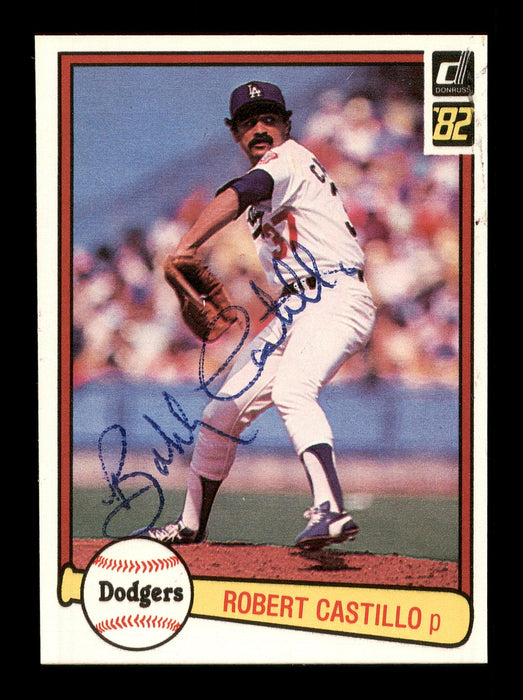 Bobby Castillo Autographed 1982 Donruss Card #236 Los Angeles Dodgers SKU #166859 - RSA