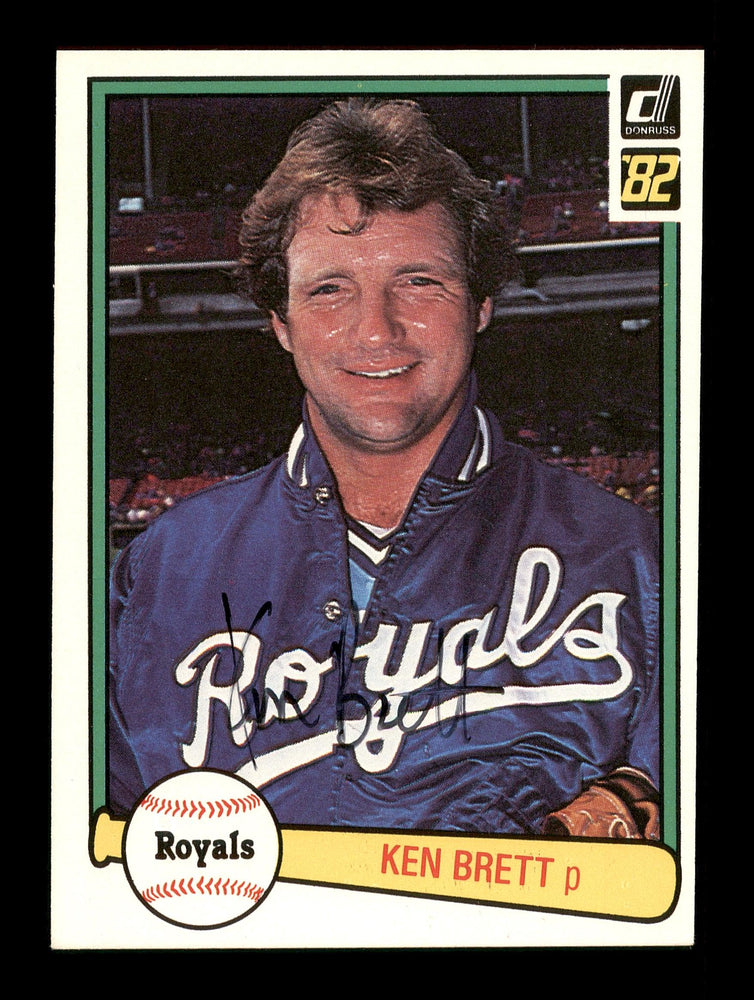 Ken Brett Autographed 1982 Donruss Card #364 Kansas City Royals SKU #166868 - RSA