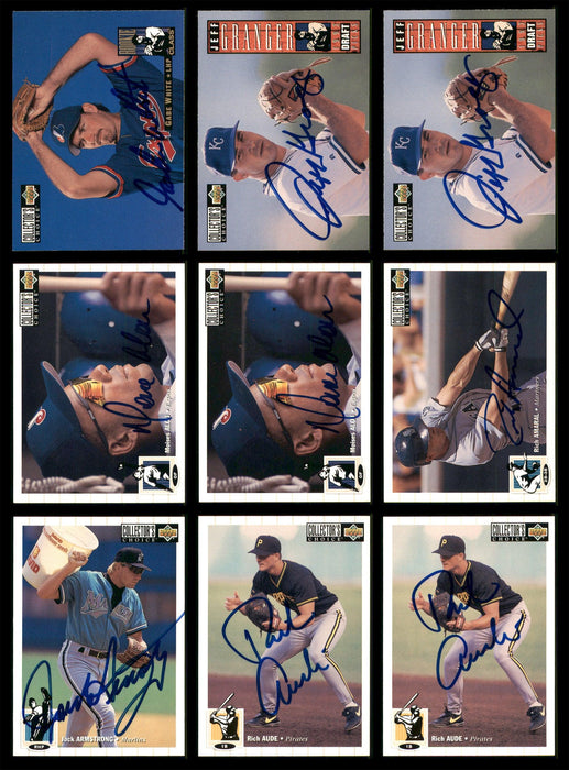 1994 Upper Deck Collector's Choice Baseball Autographed Cards Lot Of 87 SKU #185576 - RSA