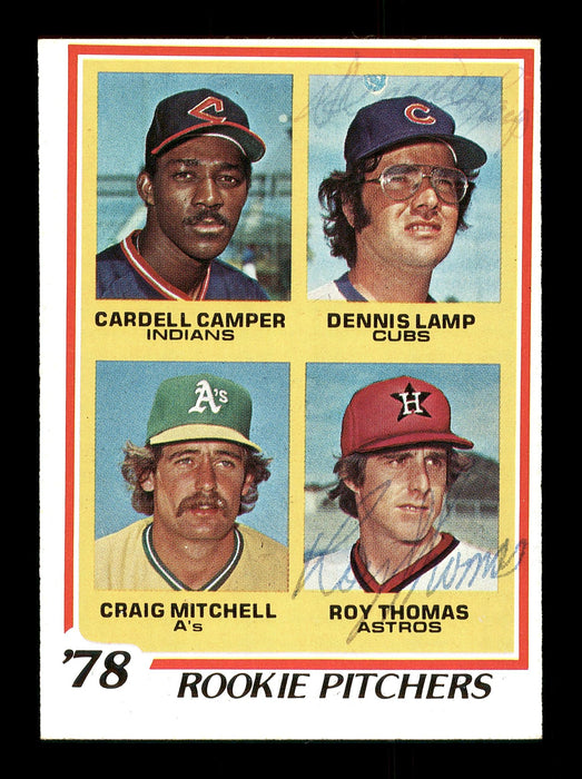 Dennis Lamp & Roy Thomas Autographed 1978 Topps Rookie Card #711 SKU #166917 - RSA