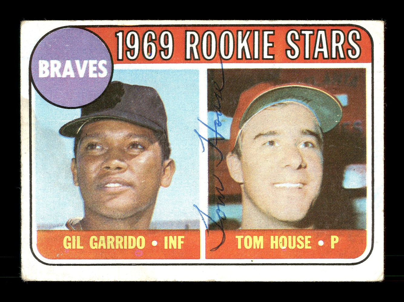 Tom House Autographed 1969 Topps Rookie Card #331 Atlanta Braves SKU #167029 - RSA