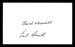 Earl Averill Sr. & Earl Averill Jr. Autographed 3x5 Index Card SKU #171220 - RSA