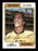 Dave Roberts Autographed 1974 O-Pee-Chee Card #309 San Diego Padres SKU #169343 - RSA