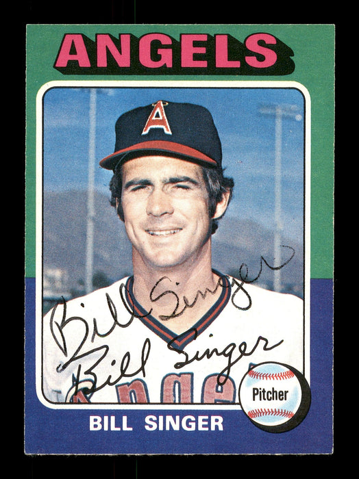 Bill Singer Autographed 1975 O-Pee-Chee Card #40 California Angels SKU #169370 - RSA