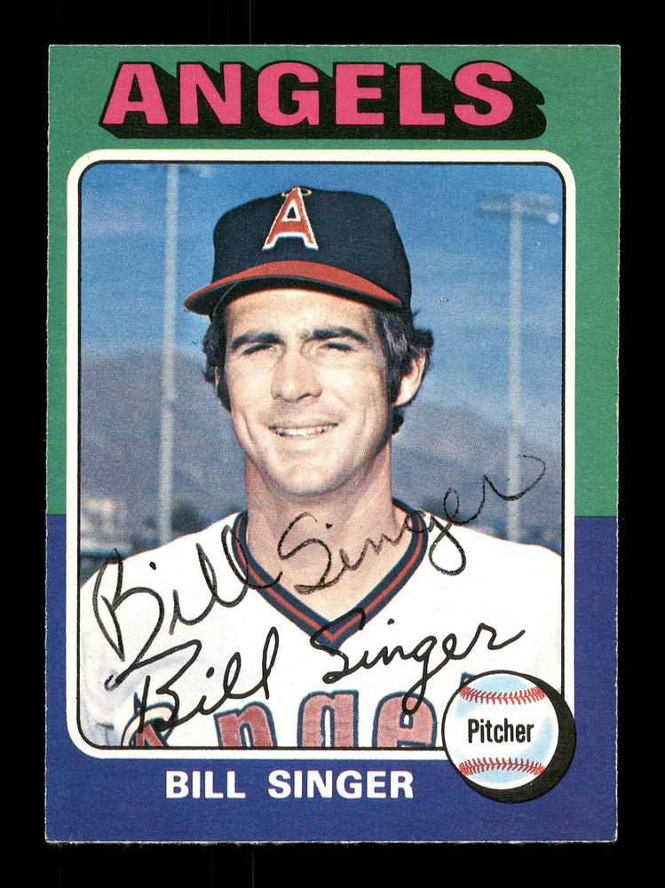 Bill Singer Autographed 1975 O-Pee-Chee Card #40 California Angels SKU #169370 - RSA