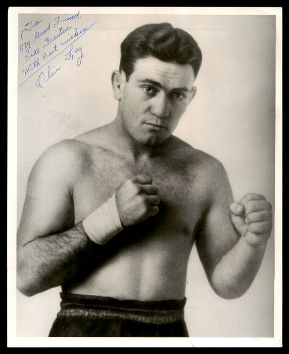 Olin Loy Autographed 8x10 Photo "To Bill" SKU #186837