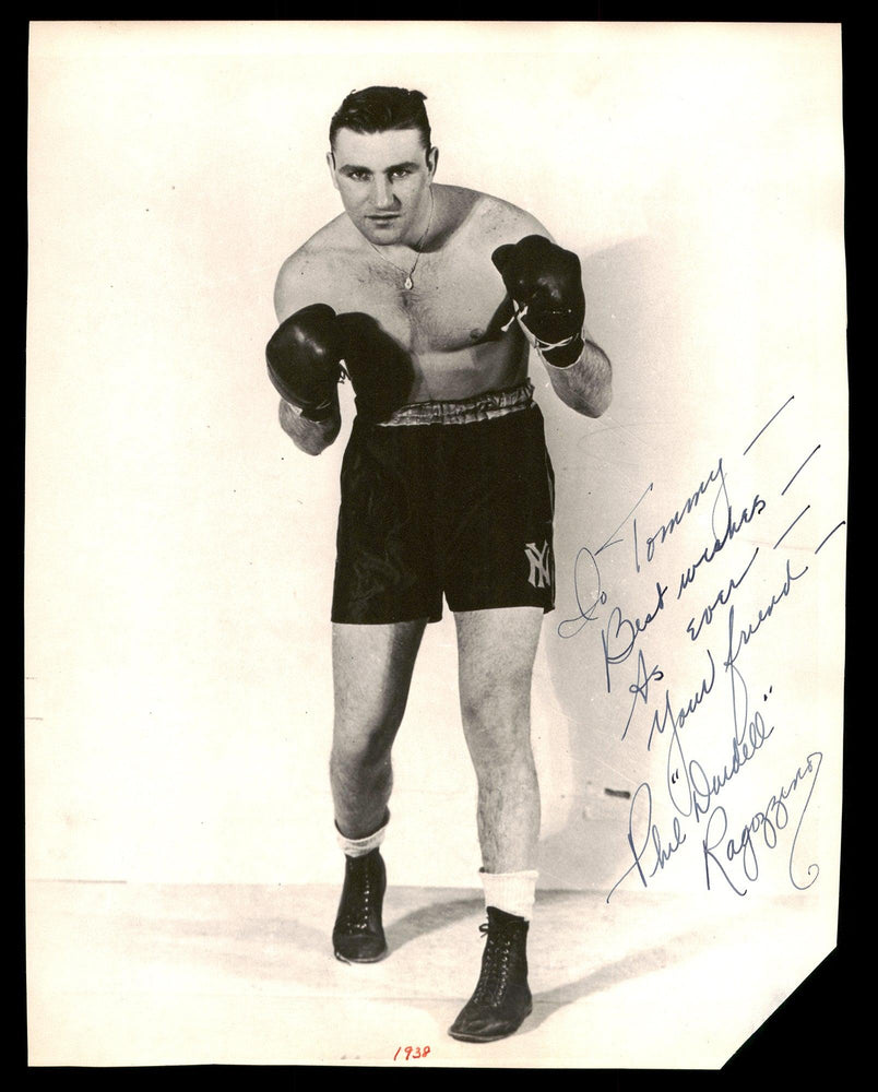 Phil "Durdell" Ragozzino Autographed 8x10 Photo "To Tommy" Vintage Signature SKU #186841 - RSA