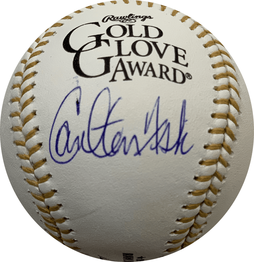 Carlton Fisk Autographed Official Major League Gold Glove Baseball (JSA) - RSA