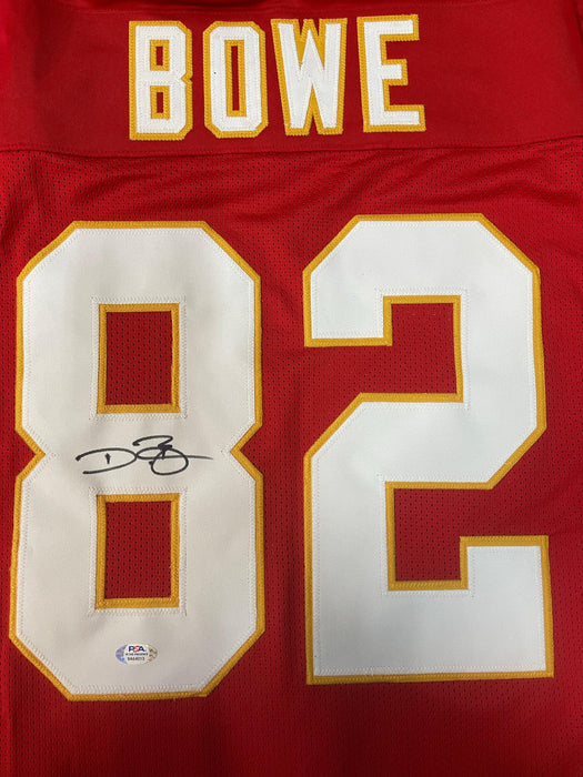 Dwayne Bowe Signed Kansas City Pro Red Football Jersey (PSA) - RSA