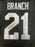 Cliff Branch Signed Speed Kills Inscription Oakland Black Football Jersey (JSA) - RSA