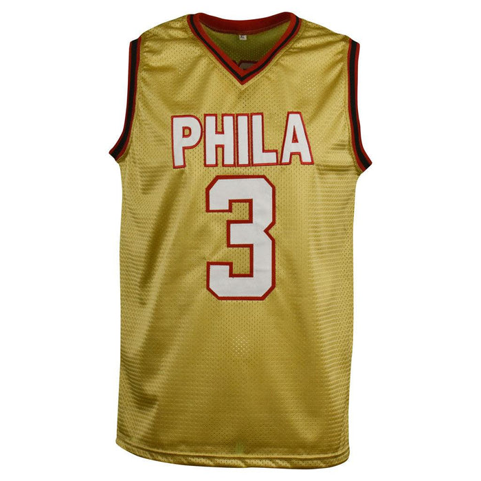 Allen Iverson Signed Philadelphia Pro Gold Basketball Jersey (JSA) - RSA
