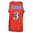 Allen Iverson Signed Philadelphia Pro Red Skyline Basketball Jersey (JSA) - RSA